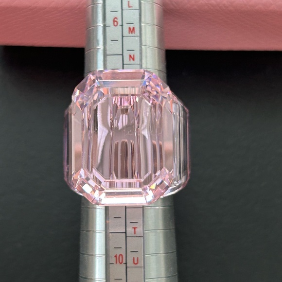 SWAROVSKI NEW Lucent - Anillo de cóctel para joyería, cristal azul, cristal rosa - Picture 8 of 13